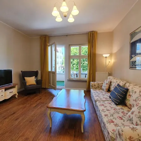 公寓 Apartament Z Balkonem I Parkingiem - Bohaterow Monte Cassino 42 索波特